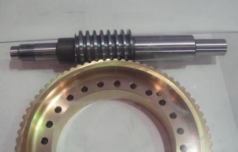 蝸輪蝸桿嚙合實物圖